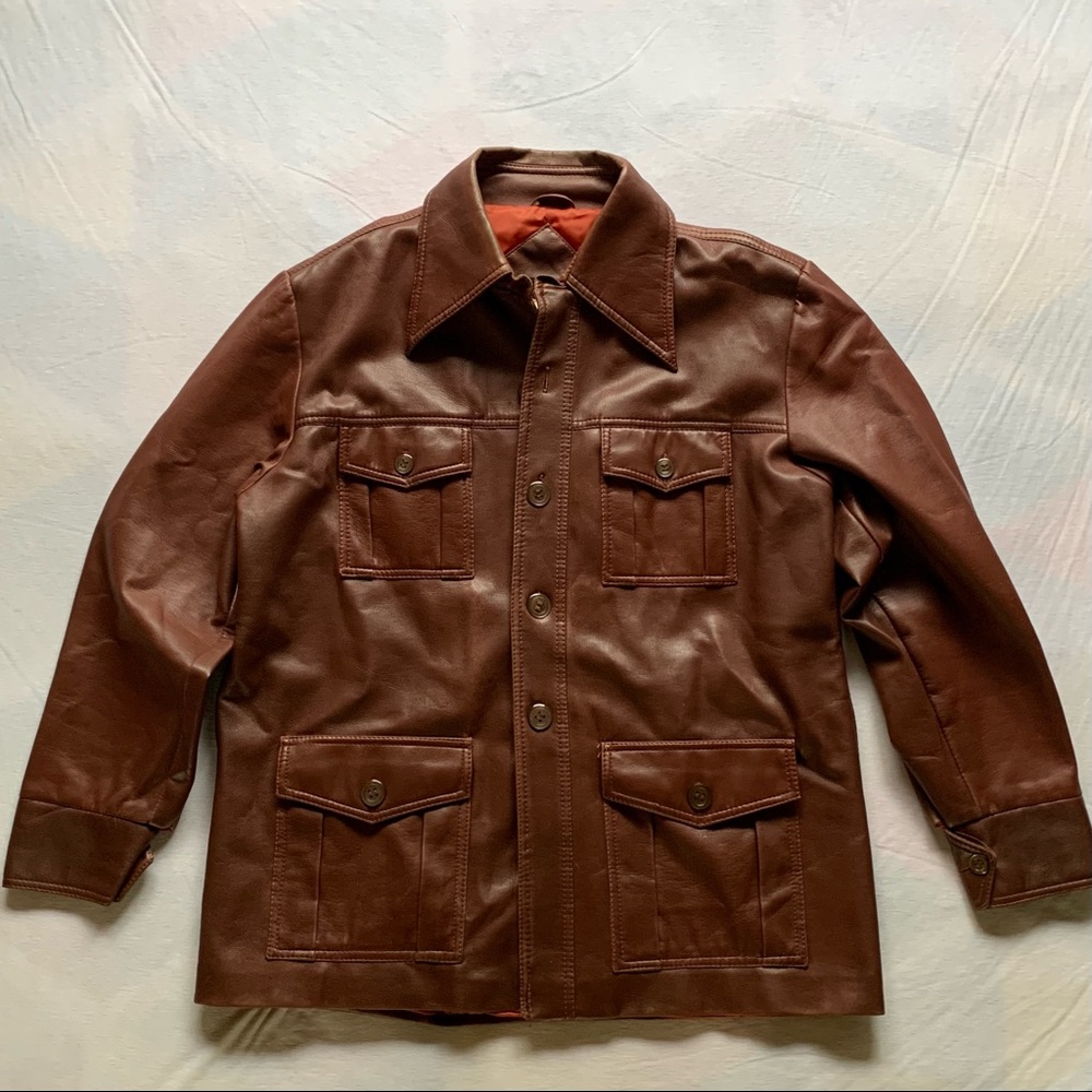 Very 70’s Vintage Faux Leather Jacket